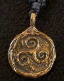 Halskette - Triskel - Bronze