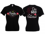 Frauen T-Shirt - Floristin - Eine Rose für mein Deutschland