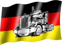 Fahne - Deutschland LKW (159)