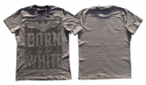 Premium Shirt - Born to be white - Adler - grau