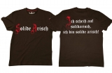 Premium Shirt - Solide Arisch - schwarz