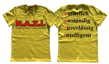 Premium Shirt - N.A.Z.I. - Motiv 1 - gelb