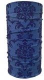 Multifunktionstuch - Viktorianisches Muster - Blau