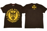 Premium Shirt - German Fitness University - Adler - braun