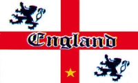 Fahne - England - mit Löwen 2 (171)