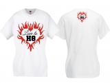 Frauen T-Shirt - Love to H8 - weiß