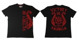 Premium Shirt - Victory or Valhalla - schwarz/rot
