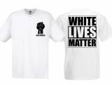 T-Hemd - White Lives Matter - I can breath - weiß