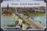 Blechschild - Dresden - Friedrich-August-Brücke - (52)