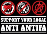 Support Anti-Antifa - Aufkleber Paket 10 Stück