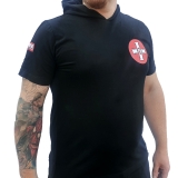 Premium Shirt - KKK mit Maskenfunktion - klassisch - schwarz