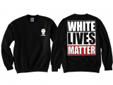 Pullover - White Lives Matter - I can breath - schwarz