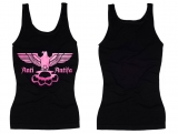 Frauen Top - Anti Antifa - Adler mit Schlagring - Pink