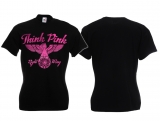 Frauen T-Shirt - Think Pink - Right Wing