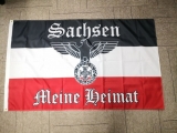 Fahne - Sachsen meine Heimat