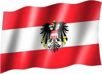 Fahne - Österreich Wappen (162)