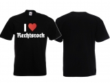 Frauen T-Shirt - I Love Rechtsrock - schwarz
