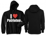 Frauen - Kapuzenpullover - I Love Patrioten