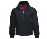 Harrington Jacke - unbedruckt - Schwarz