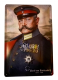 Blechschild - Paul von Hindenburg - D148 (3)