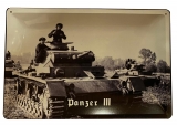 Blechschild - Panzer III - D167 (68)