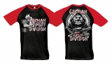 Raglan T-Shirt - German Sport Division - Kämpfer - schwarz/rot