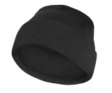 Mütze - Rollmütze - schwarz