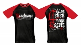 Raglan T-Shirt - Kampfansage - schwarz/rot