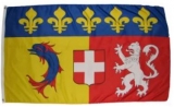 Fahne - Frankreich - Rhone Alpes