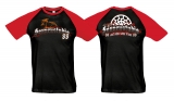 Raglan T-Shirt - Sonnenstudio 88 - Neue Generation - schwarz/rot