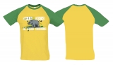 Raglan T-Shirt - Kein Bock auf grünen Dünnschiss - Gold/KellyGreen