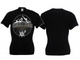 Frauen T-Shirt - Berg Heil - Motiv 2 - schwarz