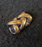 Bartperle - keltisch geflochten - Bronze