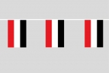 Fahnenkette - schwarz-weiß-rot