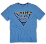 Erik & Sons - T-Shirt - Lev - atlantik