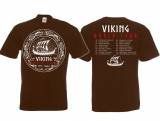 Frauen T-Shirt - Viking World Tour - braun
