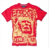 Erik & Sons - T-Shirt - GRIMSEY rot +++EINZELSTÜCK+++