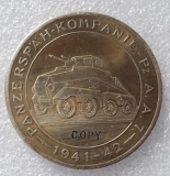 Medallie - Panzerlehrdivision 1941-1942 - silbern - Sammleranfertigung