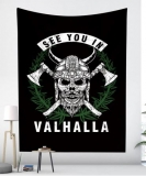Wanddekoration - Tuch - See you in Valhalla - 200x150cm