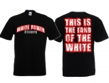Frauen T-Shirt - This is the Land of the White - White Power - Europe