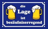 Fahne - Bier - die Lage ist besäufniserregend (235)
