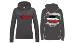 Frauen College Hoodie - Division Sachsen - Orginal Motiv - charcoal