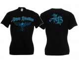 Frauen T-Shirt - Aryan Bloodline - Motiv 2 - schwarz/blau