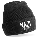 Mütze - BD - NAZI - Nicht An Zwangsimpfung Interessiert - schwarz