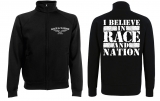 Stehkragen-Jacke - Race & Nation - schwarz/weiß