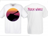 Frauen T-Shirt - Retro - Tiger Vibes - weiß