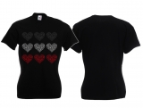 Frauen T-Shirt - Herzattacke - schwarz