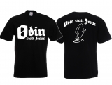 Frauen T-Shirt - Odin statt Jesus - Motiv 2 - schwarz