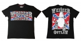 Premium Shirt - Weisser Outlaw - schwarz