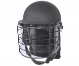 Helm Polizei - Modell Schutzhelm mit Gitterschutz & Visier